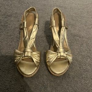 G by Crocs Leather Wedges